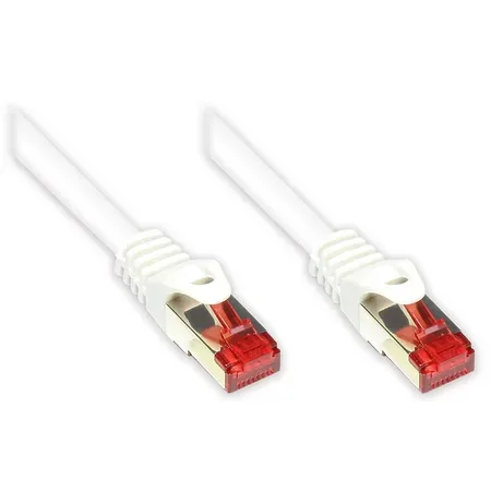 Alcasa Cat6 S/FTP nätverkskabel Vit 7,5 m