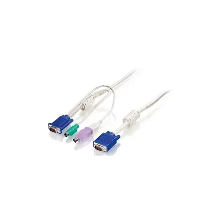 LevelOne ACC-2103 KVM-kabel tangentbord/video/mus 5 m