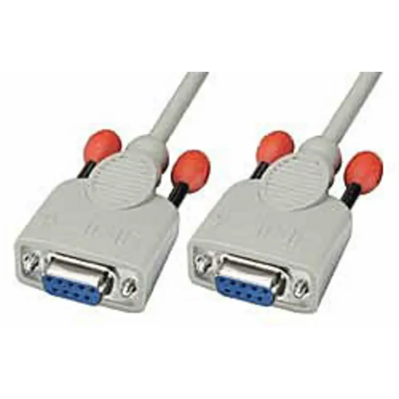 Lindy nollmodemkabel DB-9, 3 m, vit