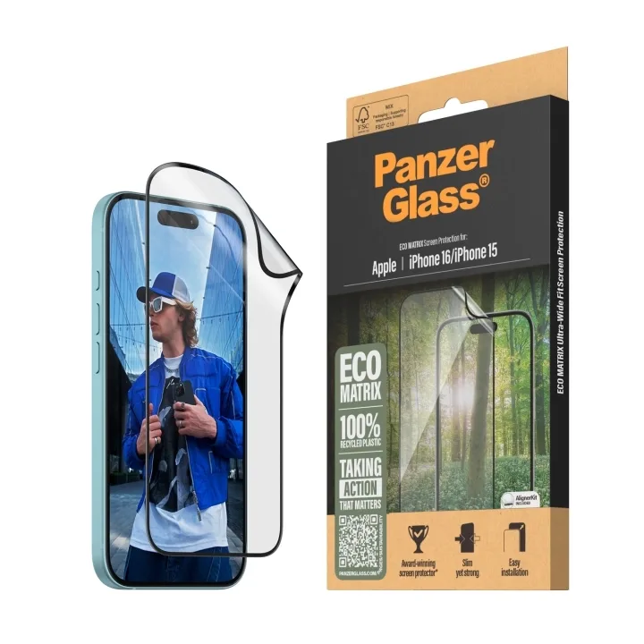 PanzerGlass Matrix skärmskydd för Samsung Galaxy A55