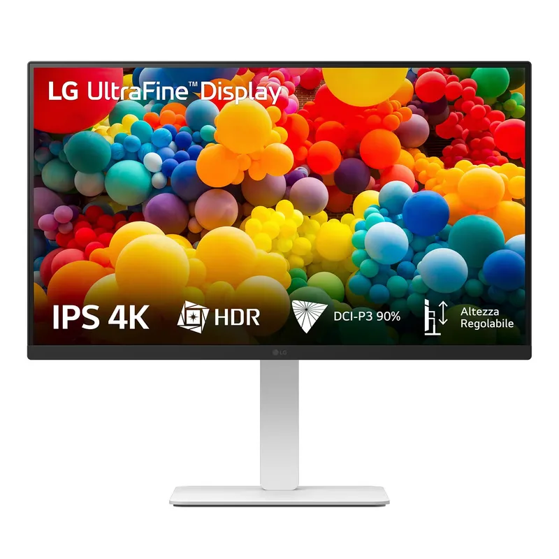 LG UltraFine 27US550-W 27" 4K skärm, vit
