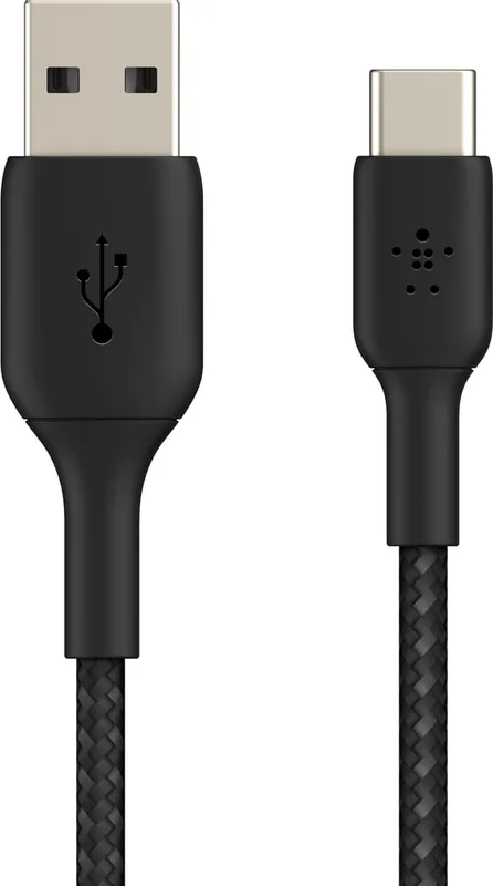 Belkin CAB002BT0MBK, 0,15 m, USB A, USB C, Svart