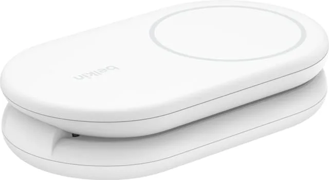 Belkin 2-in-1 Magnetic Foldable Wireless Charger with Qi2 15W
