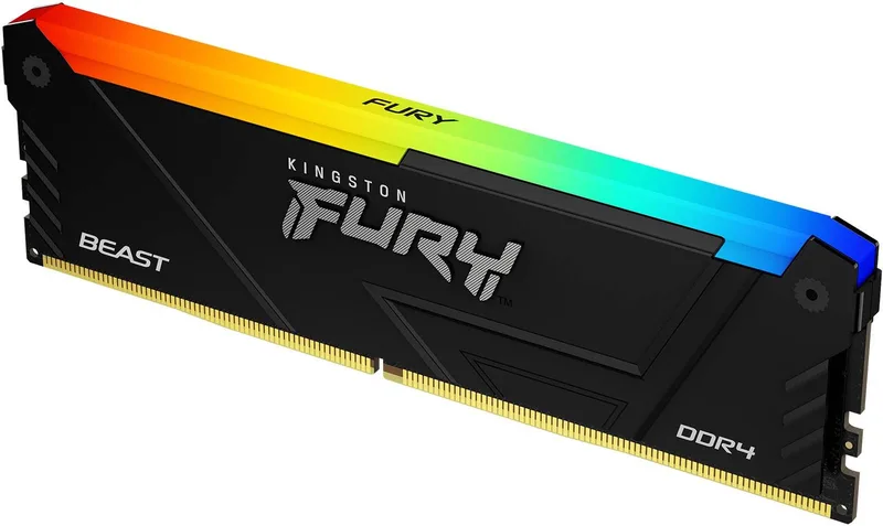 16 GB (1x16GB) DDR4-3200 Kingston FURY Beast RGB CL16