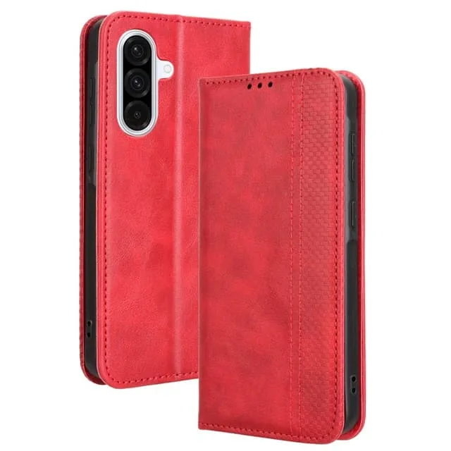 Gear Samsung Galaxy A56 plånboksfodral (röd)