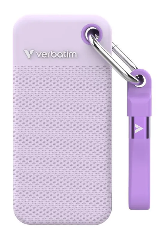 Verbatim Pocket 1 TB Extern SSD-disk Lila 32322