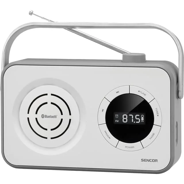 Sencor portabel FM-radio med Bluetooth och microSD