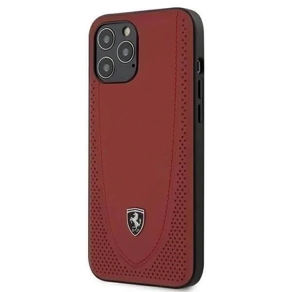 Ferrari Case iPhone 12 Pro Max Skal Off Track Perforated