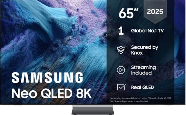 Samsung 65" QN990F Neo QLED 8K Mini LED Smart TV (2025)