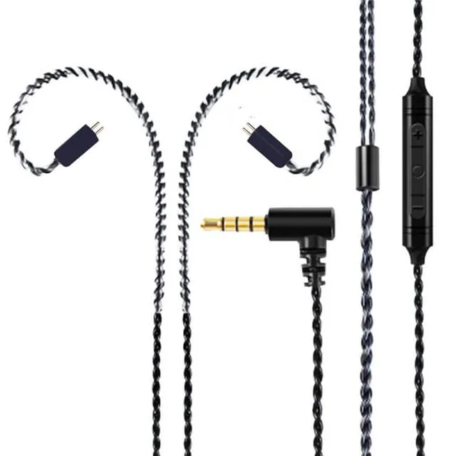 CaseOnline Ljudkabel med mikrofon 0.78mm 2pin Universal