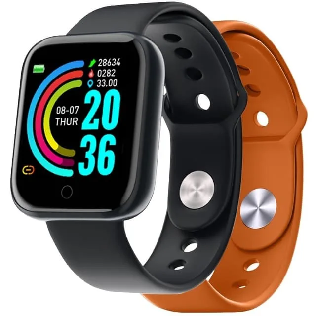 Celly Trainerbeat Smartwatch med två armband Svart