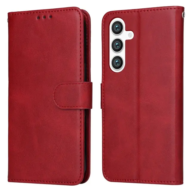 Skalo Samsung S25 PU-läder Plånboksfodral