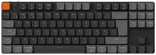 Keychron K1v6 RGB Aluminium Hot Swap QMK Keychron Low Profile 2.0 Red