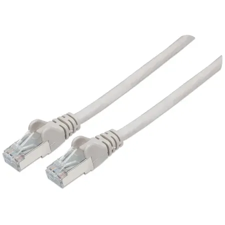Intellinet nätverkskabel Cat6a S/FTP, 15 m, grå