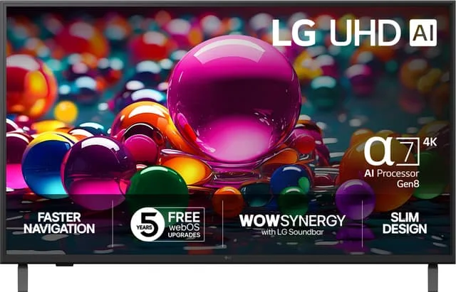 LG 43" UA 75 4K TV
