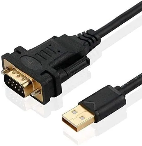 Nördic USB-A till RS232 DB9-kabel, 1,8 m, FTDI-chip
