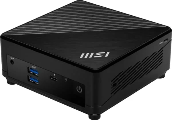 MSI - 1 150U / upp till 5.4 GHz - RAM 0 GB - ingen HDD - Gigabit Ethernet, 2.5 Gigabit Ethernet - 802.11a/b/g/n/ac/ax (Wi-Fi 6E) - inget OS - skärm:
