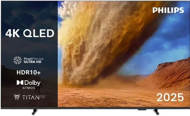 Philips 65" PUS7800 4K QLED Smart TV (2025)