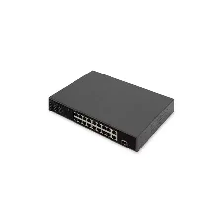 Digitus hanterad switch med PoE, IEEE 802.3af och 802.3at