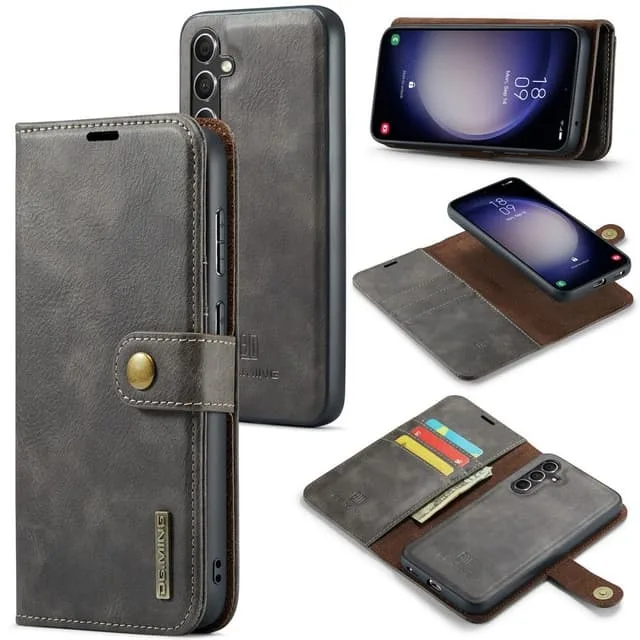 DG MING Samsung A56 5G 2-i-1 Magnet Plånboksfodral