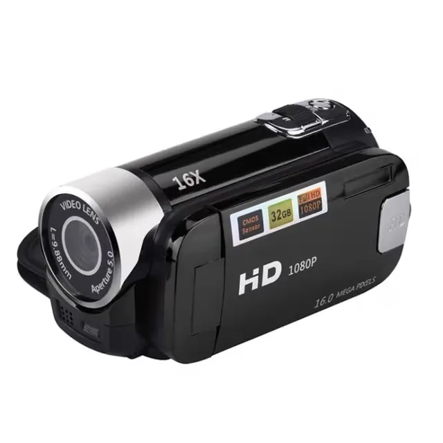 MTK videokamera 1080p med 16 MP, 16x zoom och nattseende