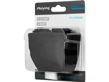 PeiYing billaddare 2xUSB 3100 mA + cigarettändaruttag