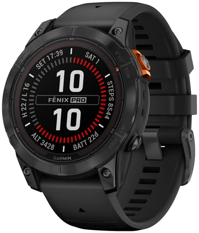 Garmin Fenix 7 Pro Solar – GPS-smartklocka för flera sporter