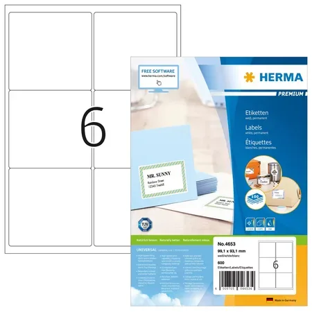 HERMA Premium laminerade adressetiketter