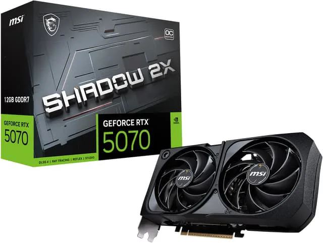 MSI GeForce RTX 5070 12G SHADOW 2X OC Bulk