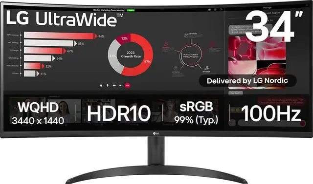 LG UltraWide 34WR50QK-B
