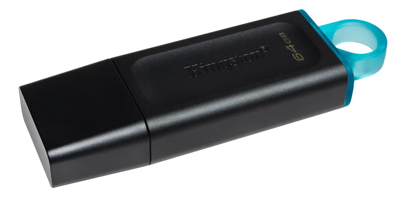 64 GB Kingston DataTraveler Exodia M, USB 3.2, Svart/blå