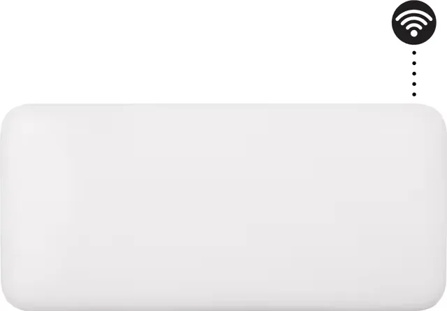 Mill Invisible Smart Wi-Fi Gen4 panelelement PA1000WIFI4 (vit)