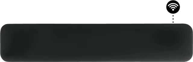Mill Invisible Smart WiFi Gen4 panelelement PA1050LWIFI4BLACK (svart)