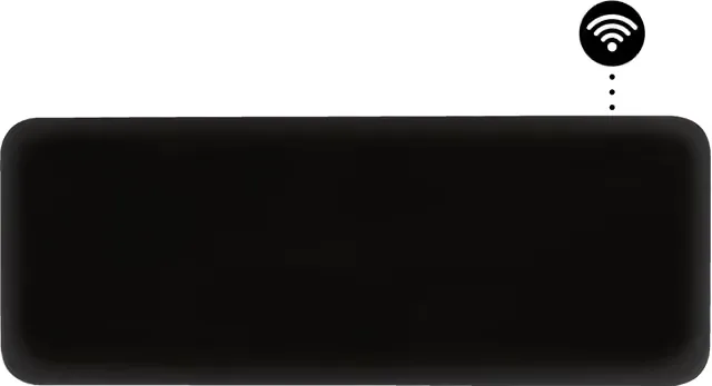 Mill Invisible Smart Wi-Fi Gen4 panelelement PA1300WIFI4BLACK (svart)