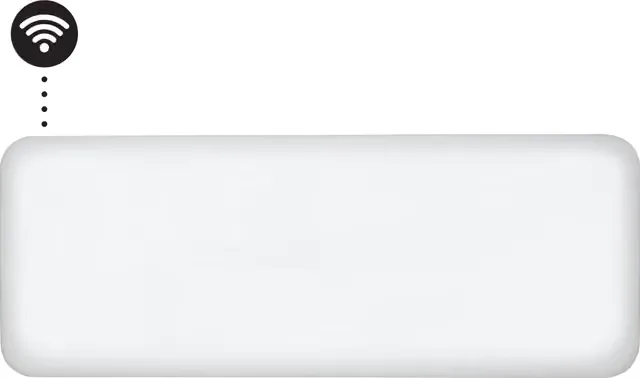Mill Invisible Smart WiFi Gen4 panelvärmare PA2000WIFI4 (vit)