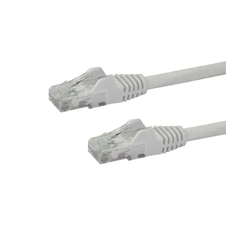 StarTech.com N6PATCH75WH 22,9 m Cat6-nätverkskabel, vit