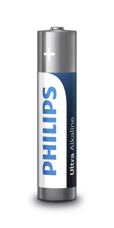 Philips Ultra Alkaline AAA-batteri, 4-pack