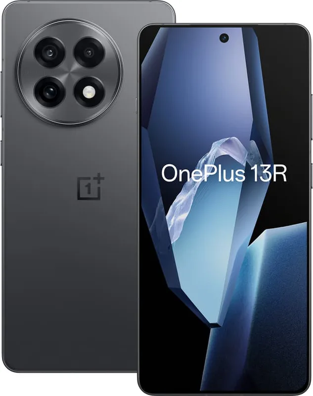 OnePlus 13R - nebulosa noir - 5G pekskärmsmobil - 256 GB