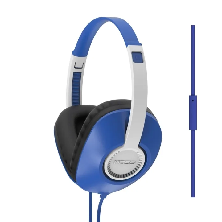 Koss UR23i over-ear-hörlurar med mikrofon, blå