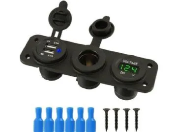 Aptel USB 5V 2.1A billaddare PLS37A svart