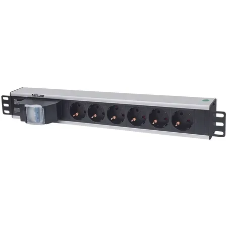 Intellinet 19" 1.5U Rackmount 6-Way Power Strip