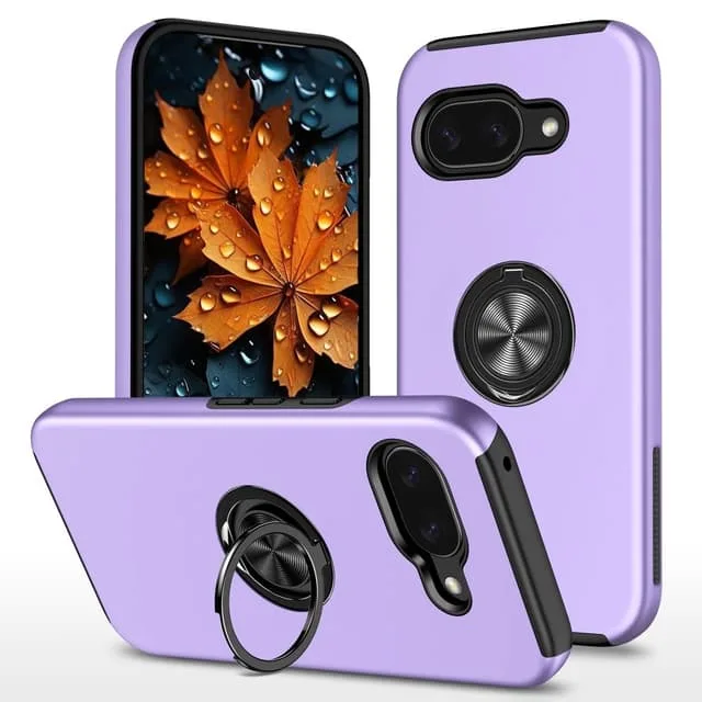 MTK Till Pixel 9A Hybrid skal med Finger Ring