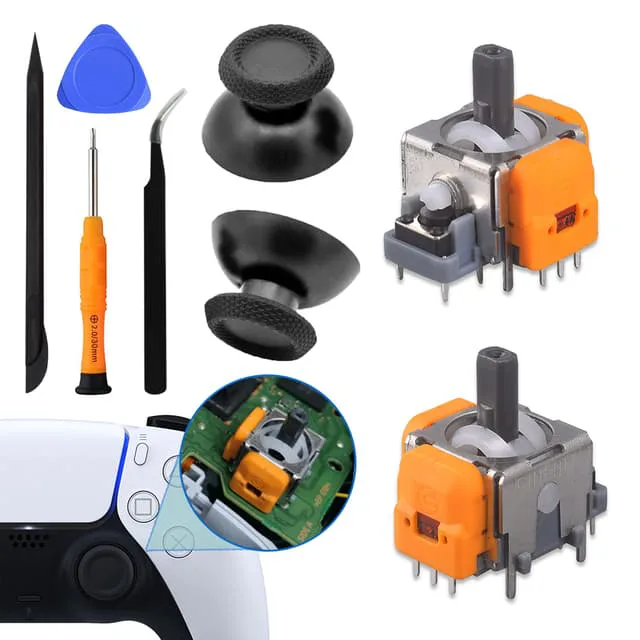 Ersättningssats för Hall Sensor Joystick för PS5-kontroller model 2