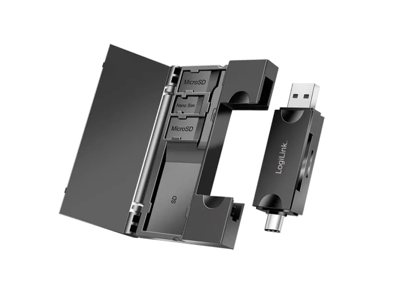 LogiLink Card USB 3.2 with Case