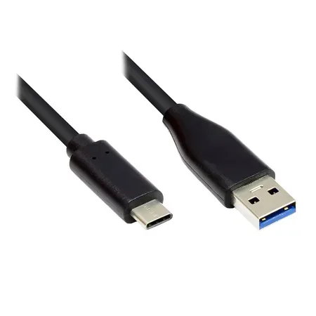 Good Connections USB 3.0-kabel 0,5 m USB-C till USB A svart