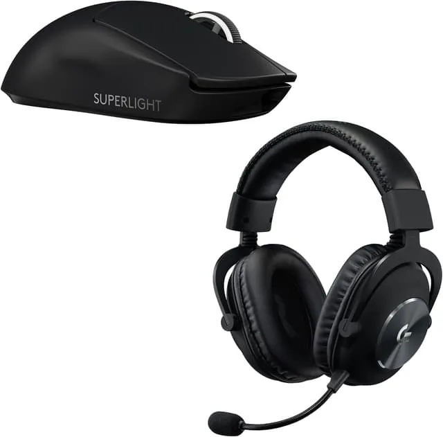 Logitech G Pro X trådlös mus med headset