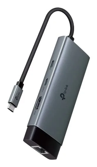TP-Link UH6120C gränssnittshub USB Typ-C Grå