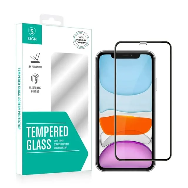 SiGN iPhone 11/XR Härdat Glas Skärmskydd