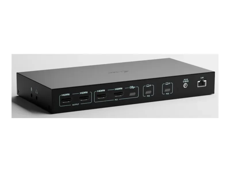 i-tec USB-C KVM Dock PRO 3 Hosts Dual Video HDMI