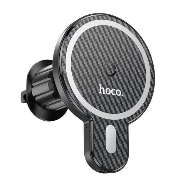 Hoco MagSafe Bilhållare Med 15W Trådlös Laddning